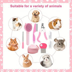 Combo Set Cat Brush Beauty Kit with Pet Nail Clippers and Files