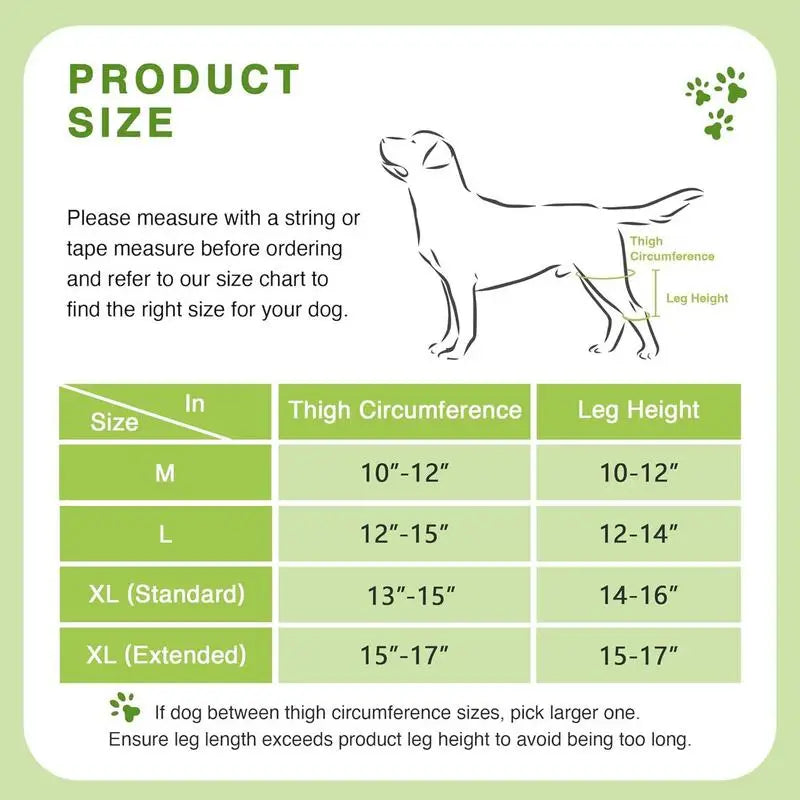 Orthopedic Brace for Dogs Pet Joint Hip Support Brace Adjustable