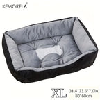 Orthopedic Plush Dog Bed High Rebound Comfortable Support White Pp