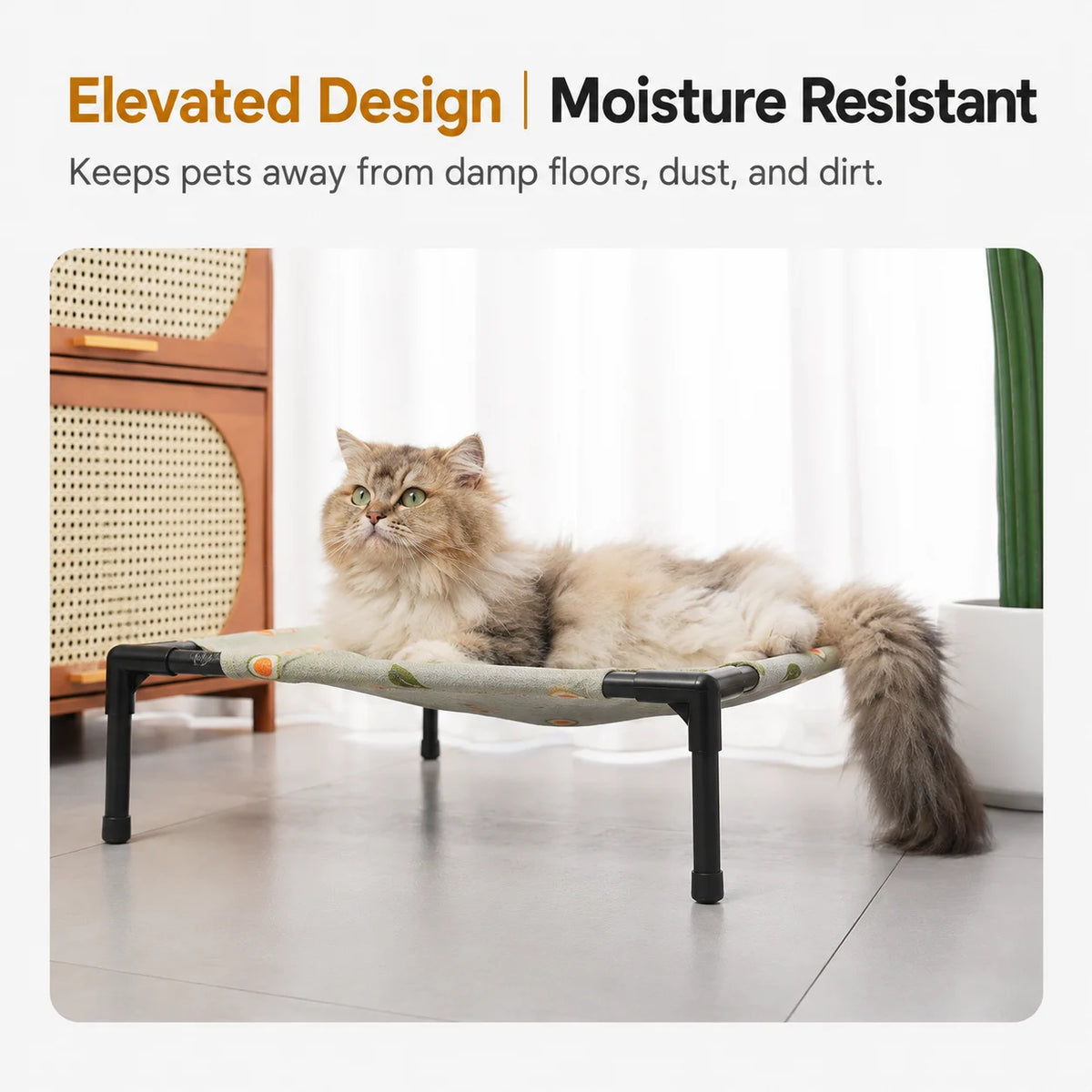 Pet Camping Bed Elevated Bed for Dogs Folding PUppy Camping Bed