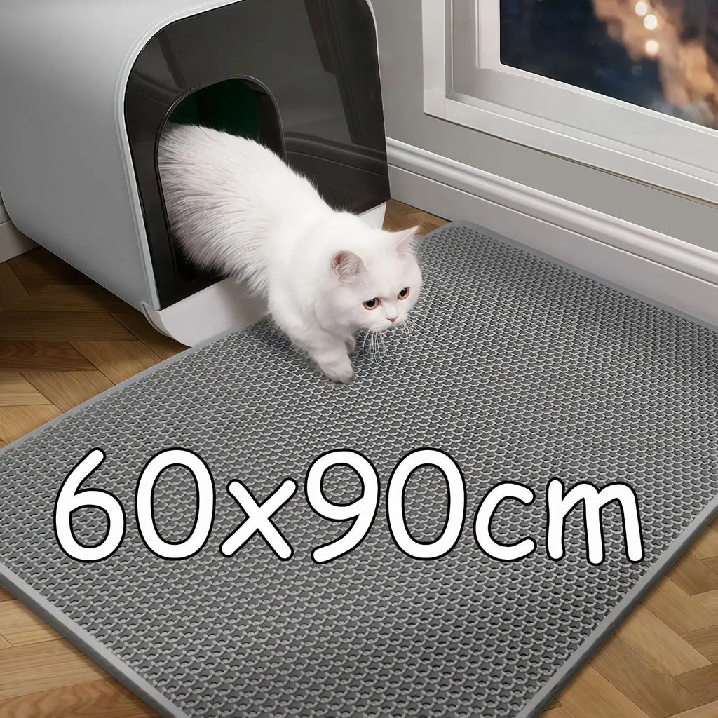 Large Size Cat Litter Mat-Advanced Honeycomb Double Layer