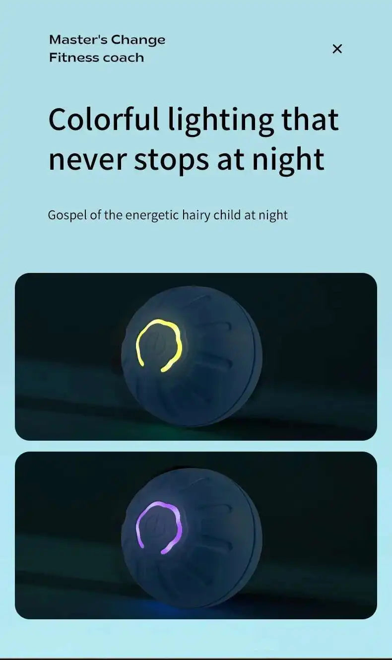 Smart Dog Toy Ball Electronic Interactive Pet Toy Moving Ball USB