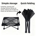 Outdoor Folding Pet Bed Raised Dog Bed for Cats and Dogs Portable
