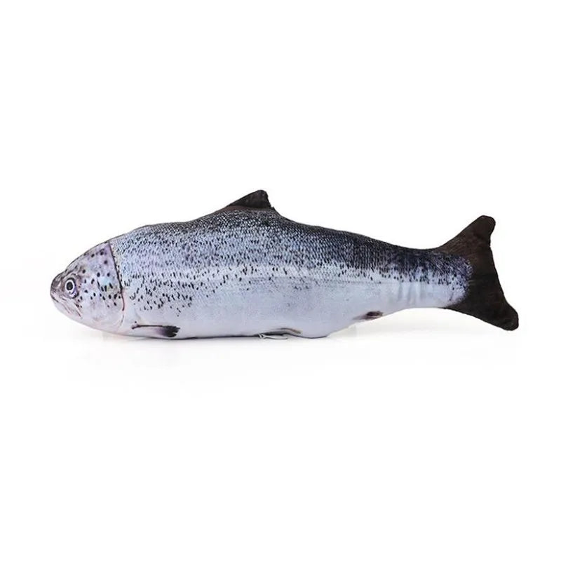 Pet Cat Favor Fish Toy Stuffed Fish Shape Cat Scratch Board