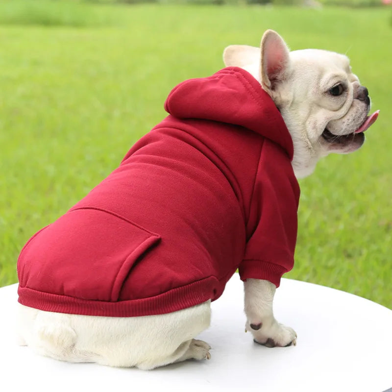 Autumn Winter Pet Dog Hoodies Warm Coat Sweater Small Medium Dog