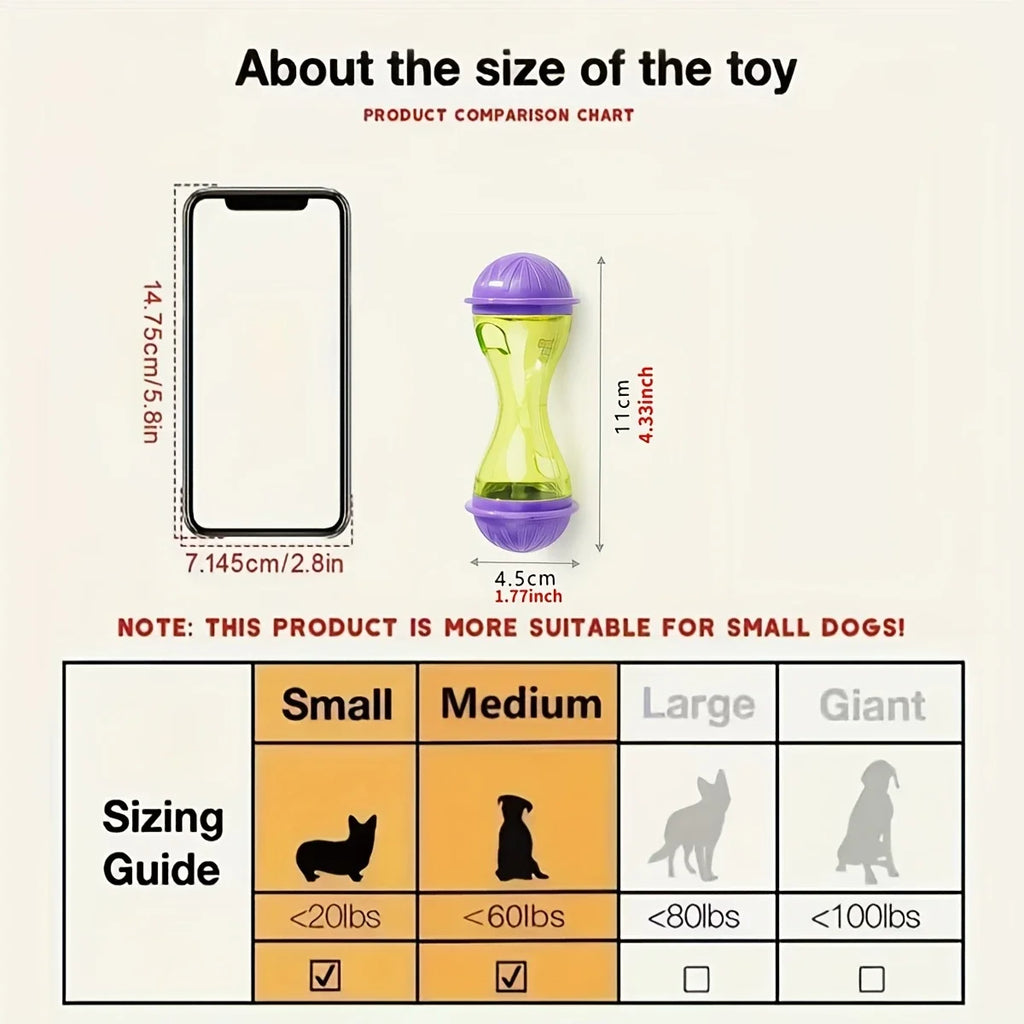 Interactive Pet Feeder Cat Toy Ball Food Rolling Leakage Dispenser