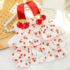 Pet Dress for Dogs & Cats - Layered Cake Style Printed Clothes
