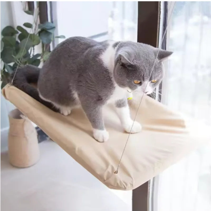 20Kg Capacity Cat Hammock with Rock Climbing Frame Comfortable