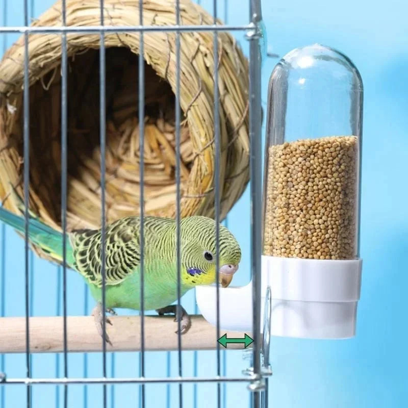 Hanging Pet Feeder Water Dispenser Pet Bird Food Box Squirrel