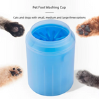 Dog Paw Cleaner Cup Soft Silicone Combs Portable Outdoor Pet Foot