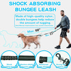 Adjustable Hands-Free Bungee Dog Leash