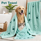 Quick-Drying Microfiber Dog Towel ABSorbent Pet Bath Product