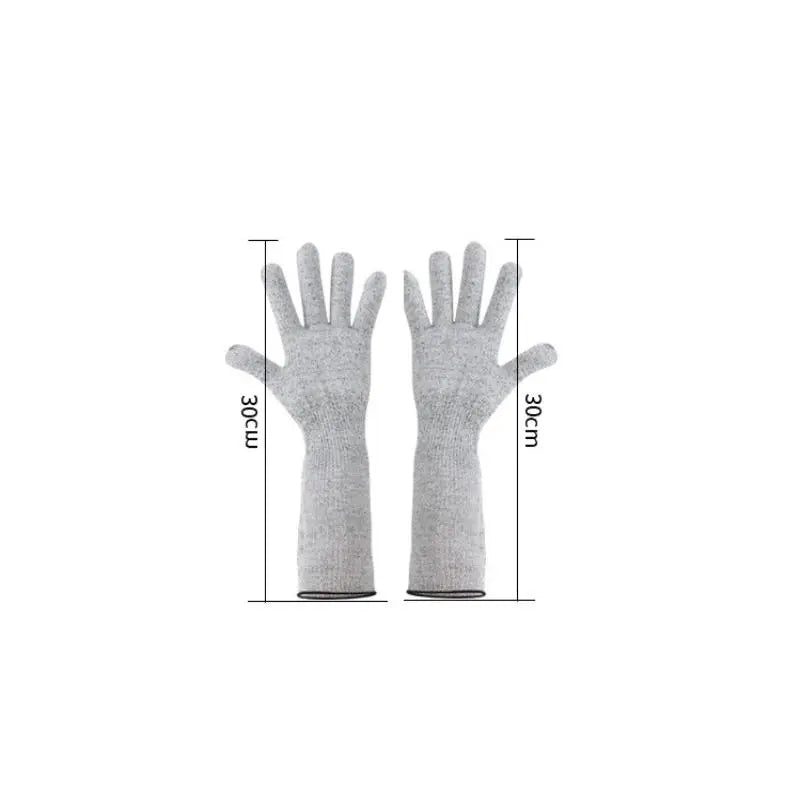 Bite & Scratch Resistant Leather Gloves PUncture Proof Heavy Duty