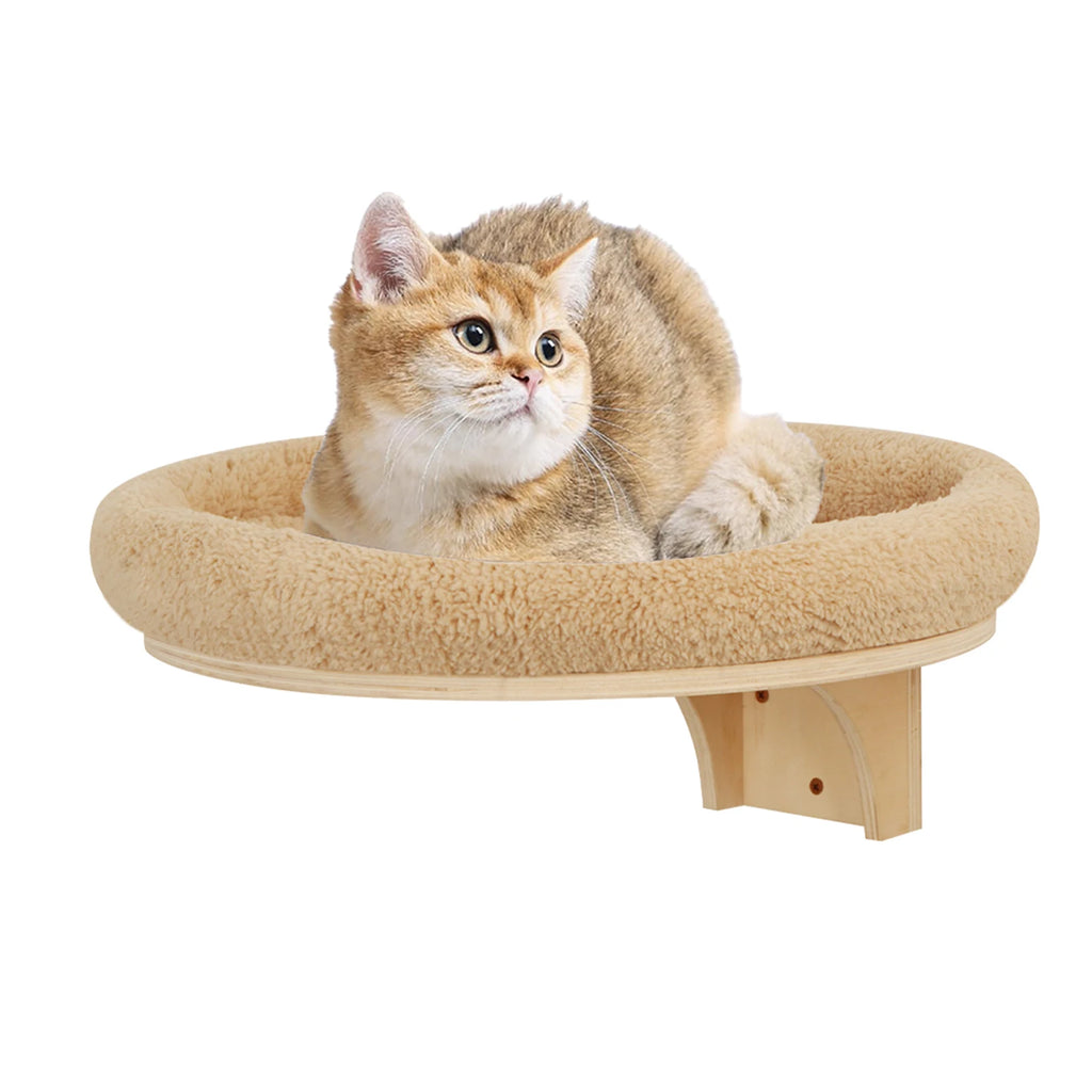 Diy Cat Wall Climbing Shelves Hammock Scratching Post Scratcher