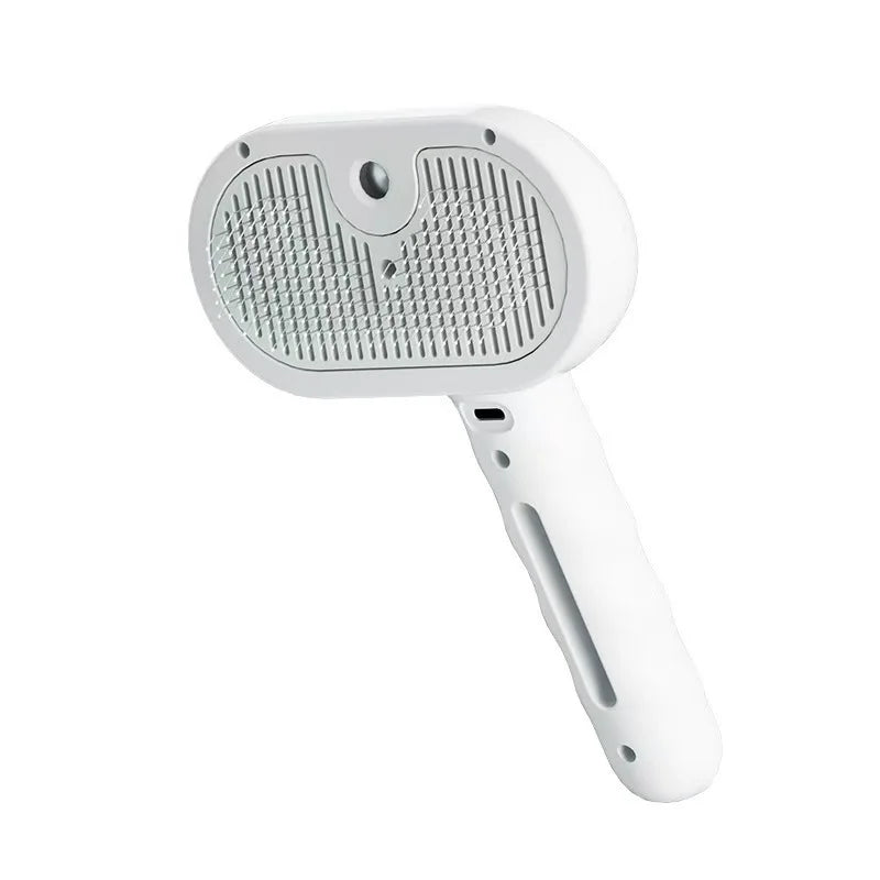 Steamy Dog Brush Electric Spray Cat Hair Brush 3 In1 Dog Steamer