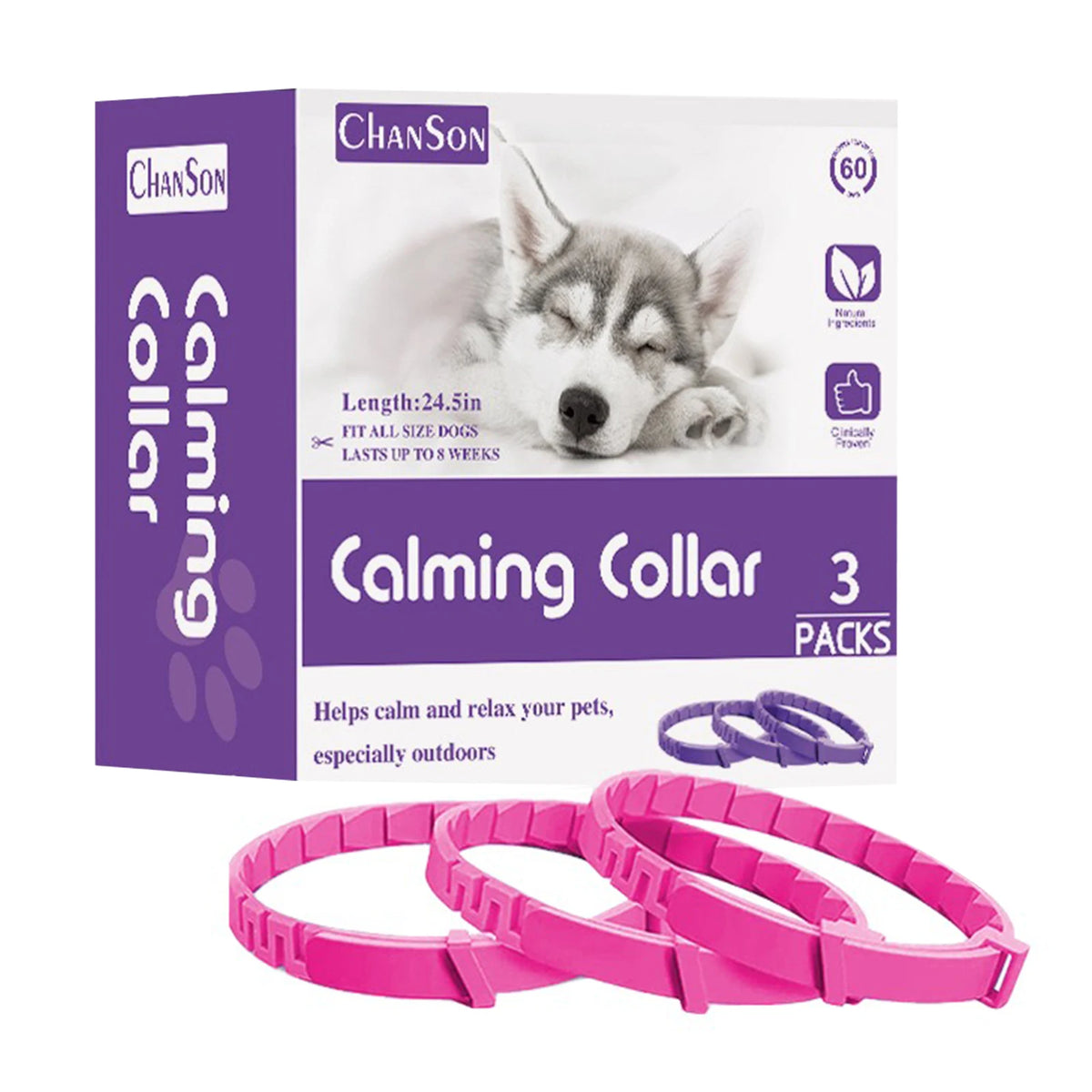 Dogs Calming Pheromones Collar Relieve Reduce Anxiety Stress