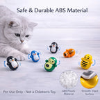 Self-Rolling Tumbler Cat Toy: Battery-Free, Automatically Rolls to