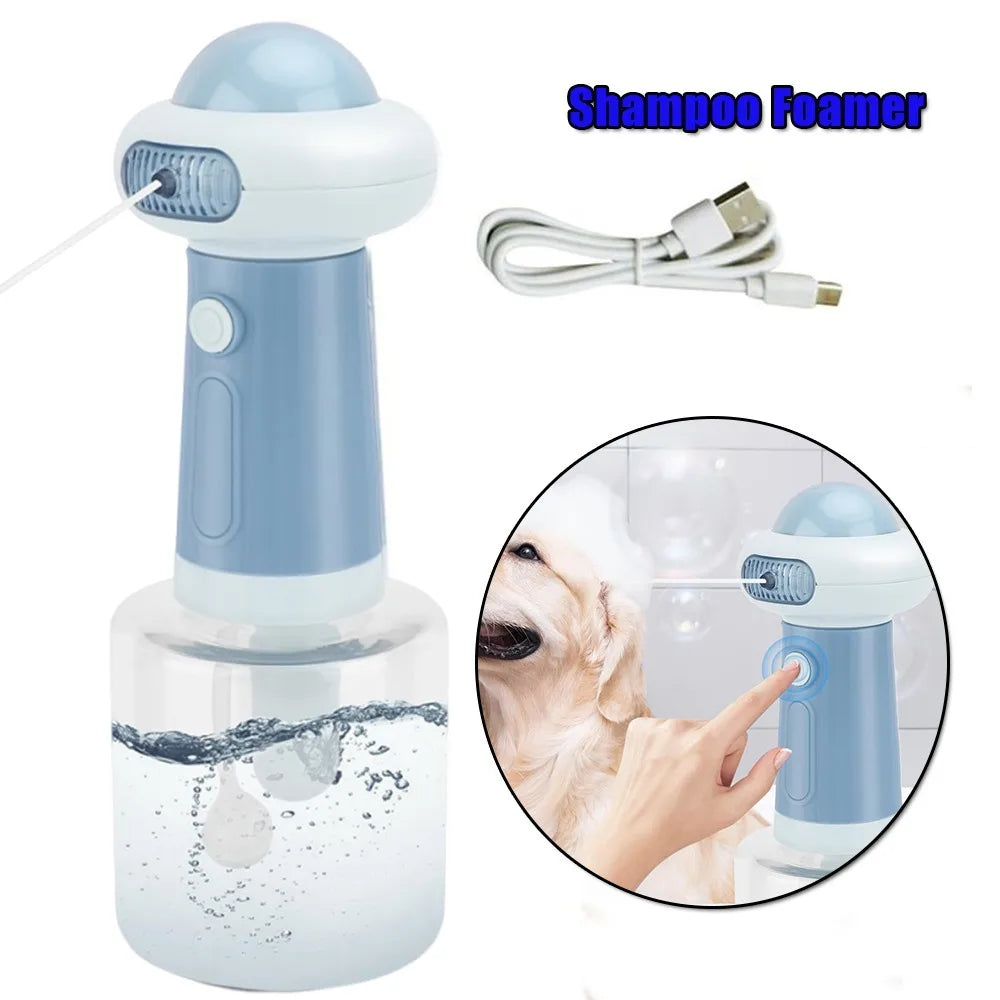 Automatic Foam Soap Dispenser Cordless Pet Bath Cleaning Electric