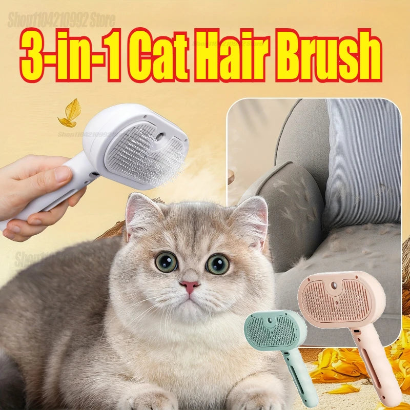 Pet Spray Hair Comb Professional Electric Hair Straightener Comb