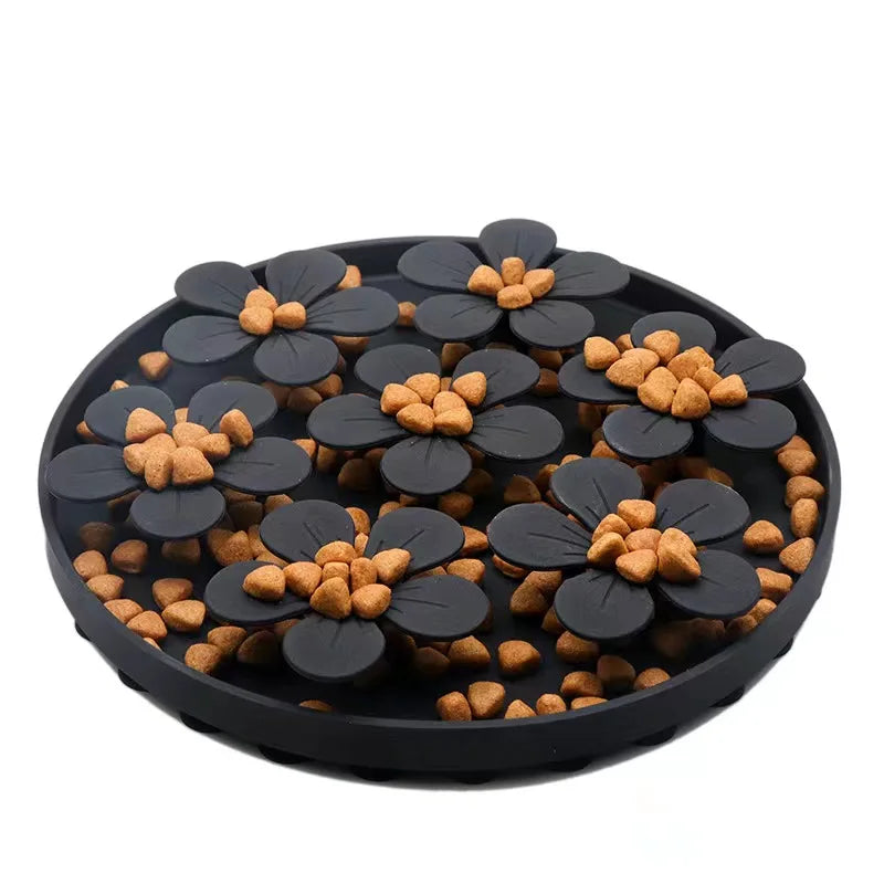 Pet Products Mat for Dogs Cats Slow Food Bowls with Suction Cup