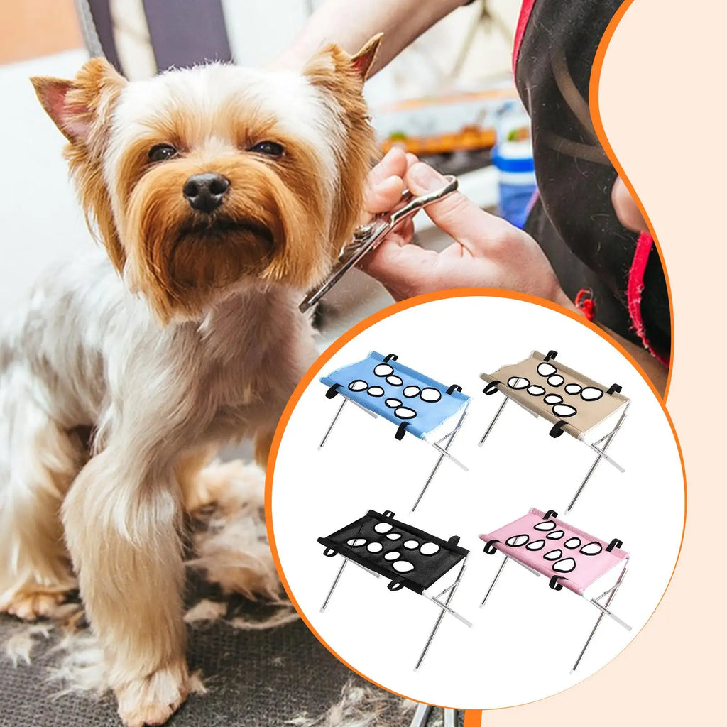 Pet Grooming Hammock Foldable Dog Grooming Table Hammock Helper