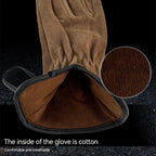 Cowhide Outdoor Protective Gloves Heat Insulation Anti-Cutting