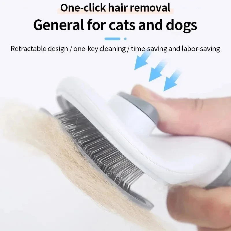 Self-Cleaning Grooming Brush