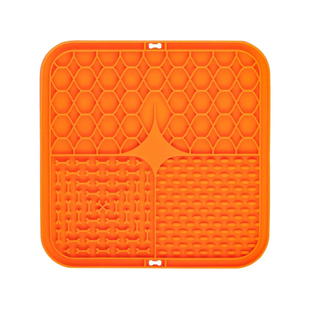 Pet Lick Silicone Mat Slow Feeder Dog Food Plate Bathing
