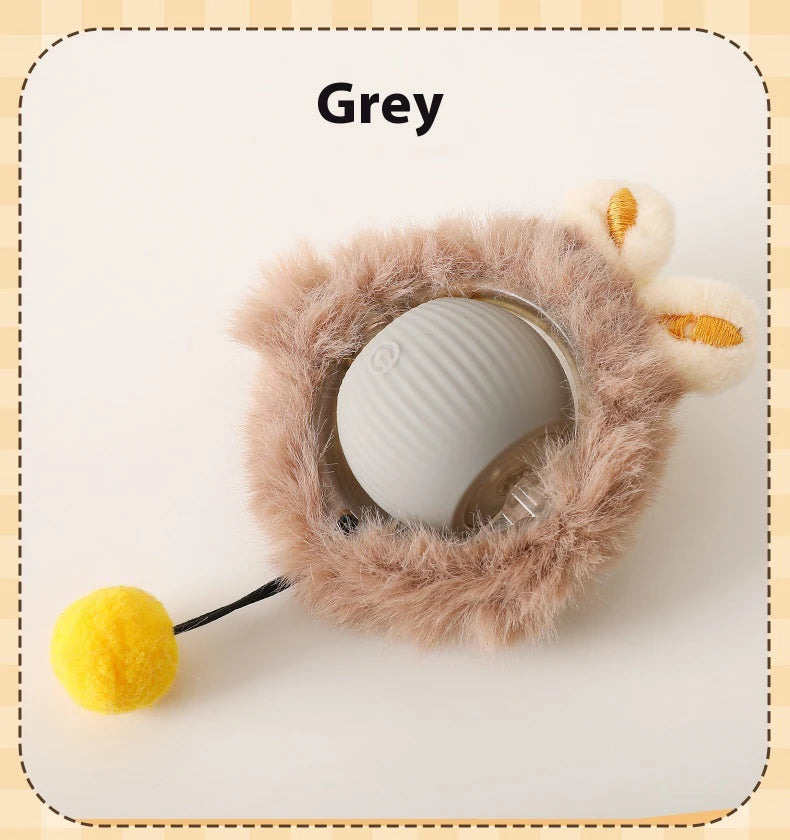 Cat Toys Intelligent Automatic Teasing Ball Silent Irregular