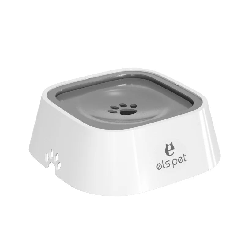 Dog Water Bowl Dog Feeders Slow Water Feeder No-Spill Pet Bowl