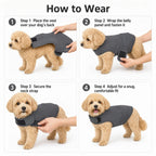 Dog Anxiety Vest Calming Wrap Adjustable Hook And Loop Soft Cotton