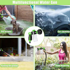 8 in 1 High Pressure Foam Pet Shower Gun Adjustable Hose Nozzle
