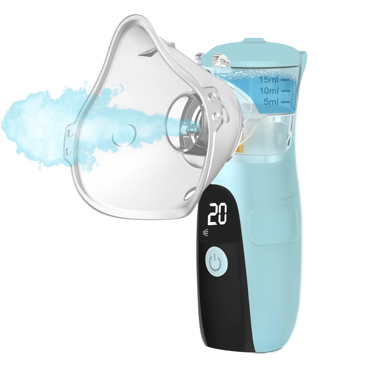 Pet Asthma Inhaler Nebulizer Veterinary Device, Easy-to-Use Respiratory Therapy Machine for Dogs and Cats,Pet Health