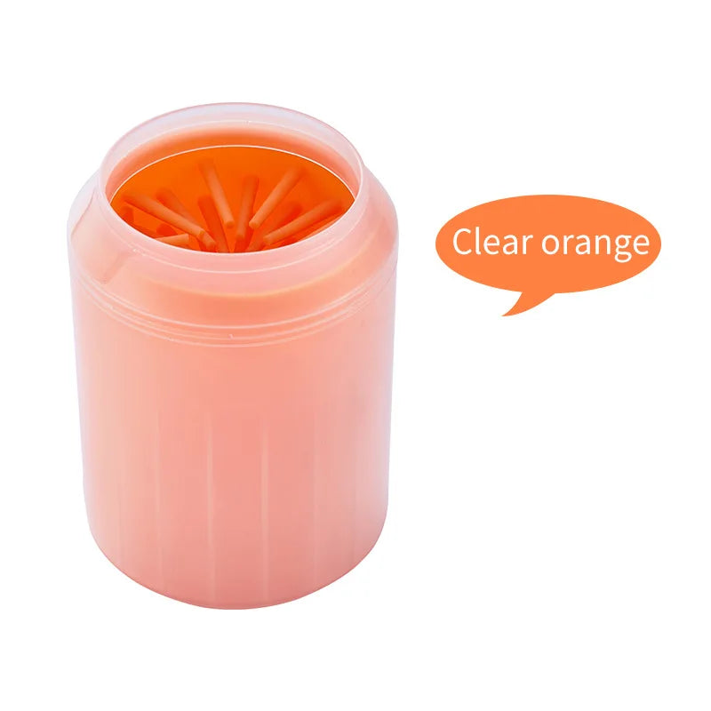 Dog Paw Cleaner Cup Soft Silicone Combs Portable Outdoor Pet Foot