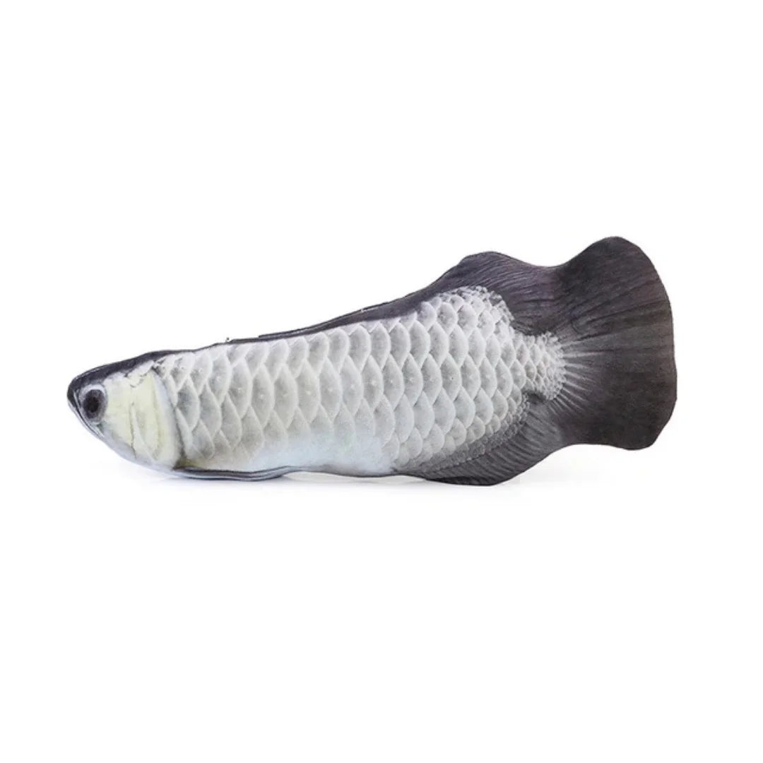 Pet Cat Favor Fish Toy Stuffed Fish Shape Cat Scratch Board