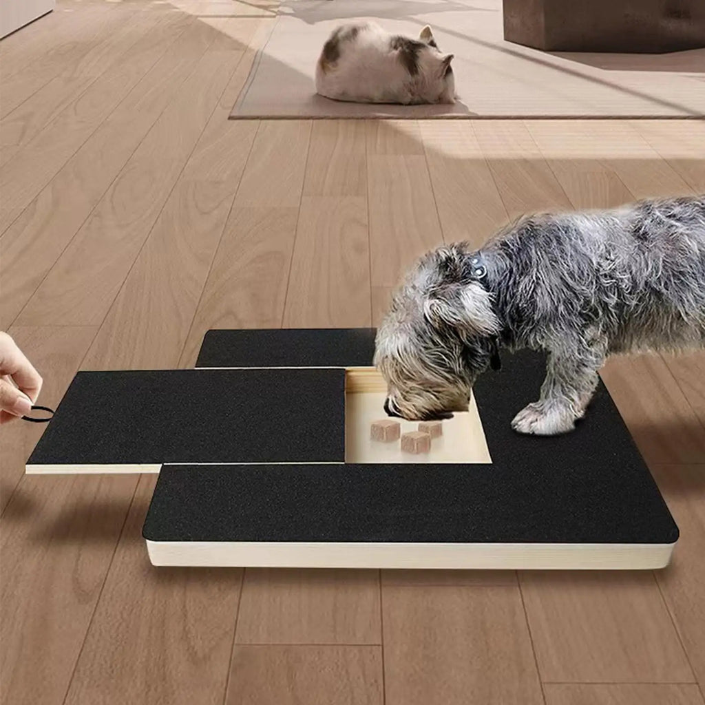 Dog Nail Scratch Board Nail Trim Pad PUll-Out Wooden Pet