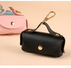 Faux Leather Portable Waste Bag Dispenser
