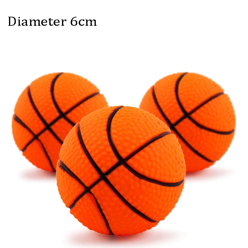 Diameter Pet Dog Ball Toys with Squeak for Small Dogs French