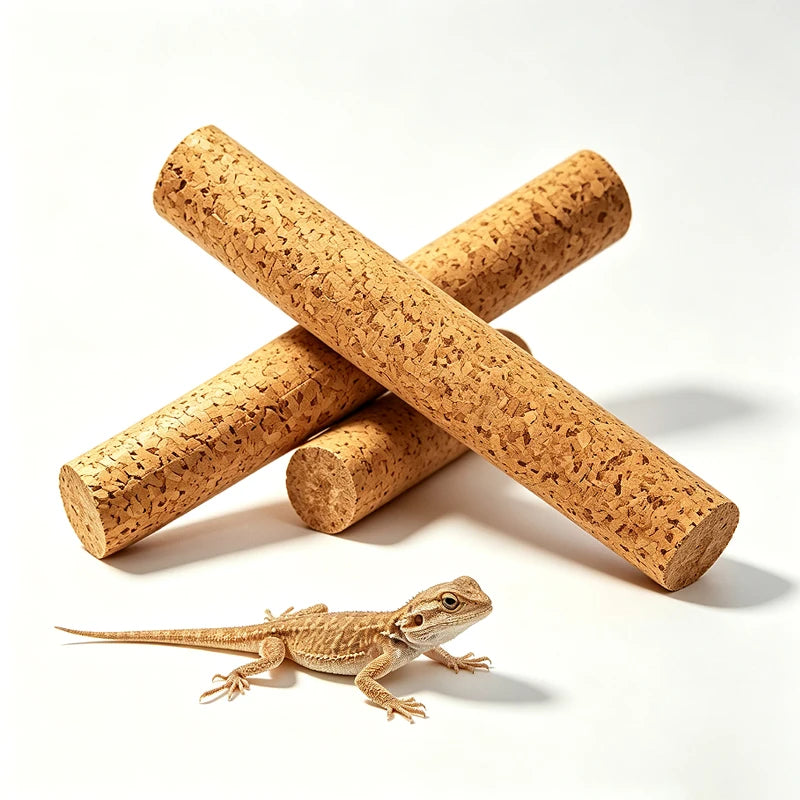 Cork Lizard Climbing Pole Cork Stick Pet Climbing Stick Pet Sports