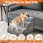 Ladder Dogs Pets Bone Handle Puppys Stairs Beside Sofa Bed Ramp