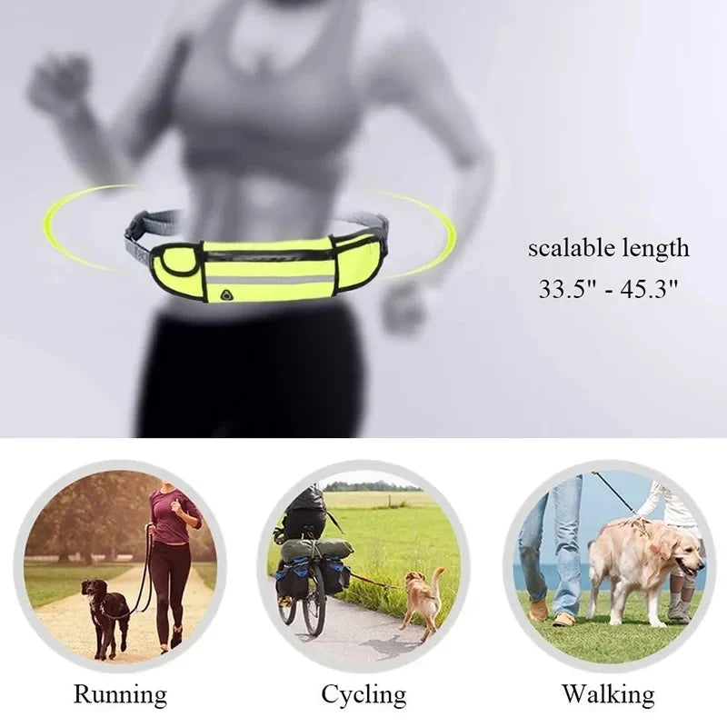 Adjustable Hands-Free Bungee Dog Leash