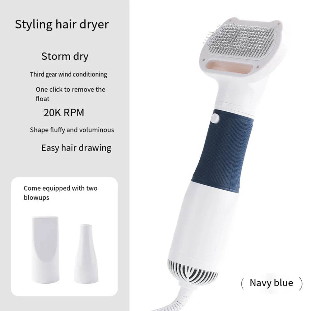 3In1 Pet Dog Dryer Quiet Dog Hair Dryers and Comb Brush Grooming