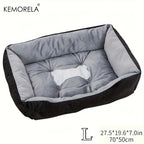 Orthopedic Plush Dog Bed High Rebound Comfortable Support White Pp