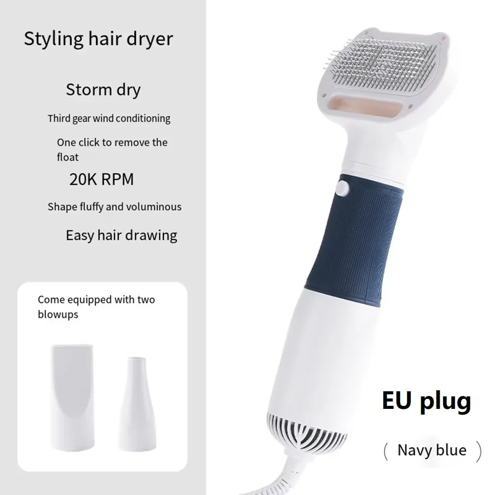 3In1 Pet Dog Dryer Quiet Dog Hair Dryers and Comb Brush Grooming
