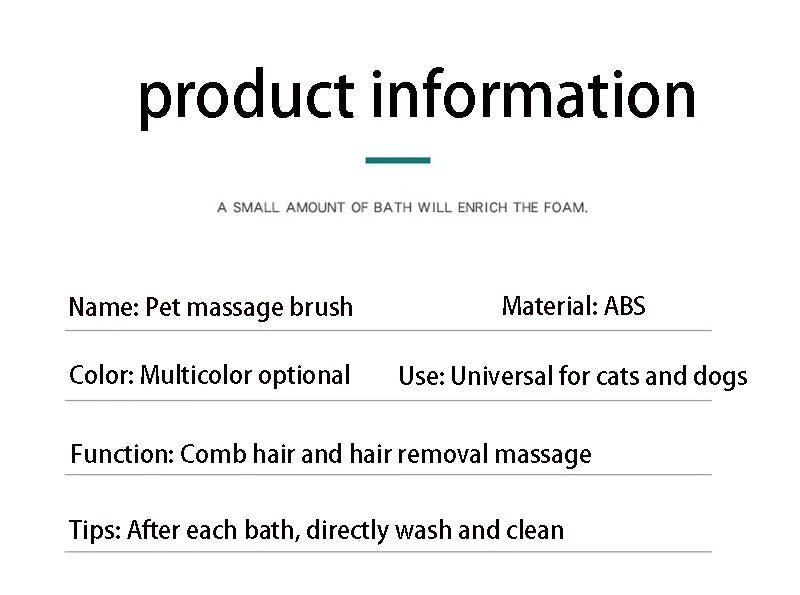 Pet Hair Removal Comb Cat Brush Self Cleaning Slicker Brush for