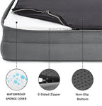 Extra Large Orthopedic Dog Bed Washable Sofa Bed, Support Foam Pet