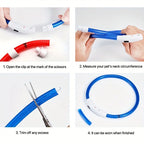 USB Rechargeable Fiber Optic Collar Pet Dog LED Light Collar