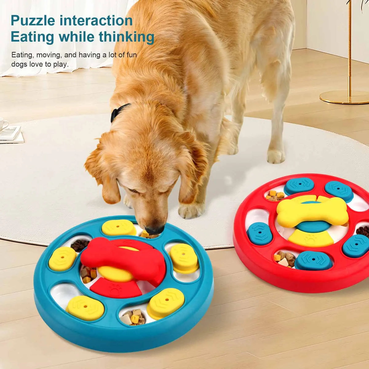 Pet Dog Slow Feeder Bowl Eco Dog Bowl Fun Non Slip Anti-Gulping