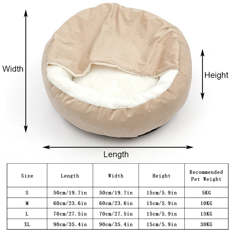 Orthopedic Bed For Dogs Puppy Cat Winter House Warm Mat Cushion