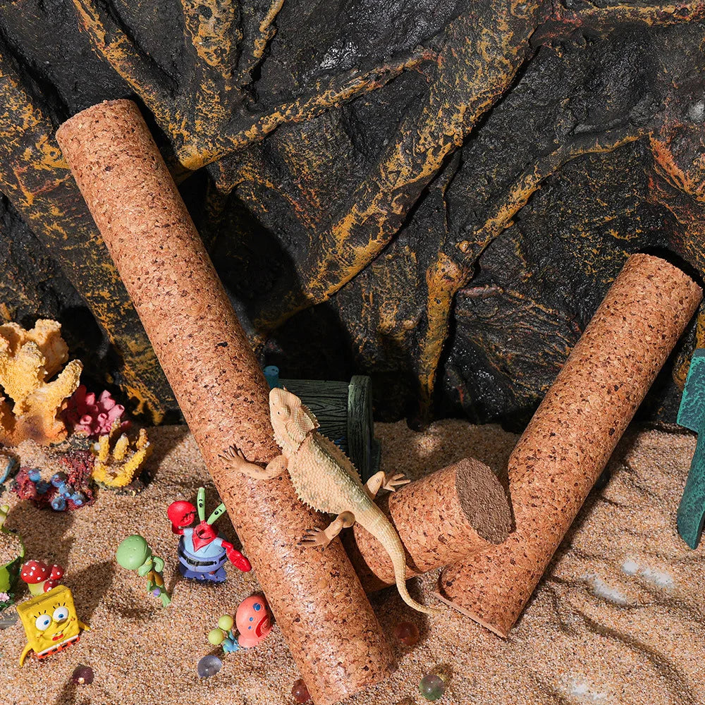 Cork Lizard Climbing Pole Cork Stick Pet Climbing Stick Pet Sports